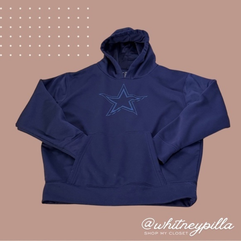 3/$20 Dallas Cowboys hoodie Navy sweatshirt Authentic NFL Youth size XL